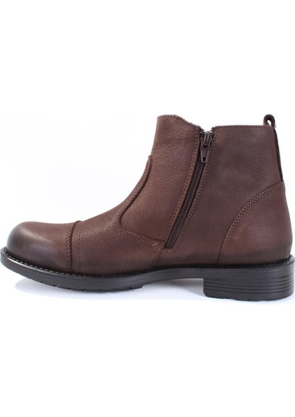 10216740 Kahve Günlük Deri Erkek Bot modelleri