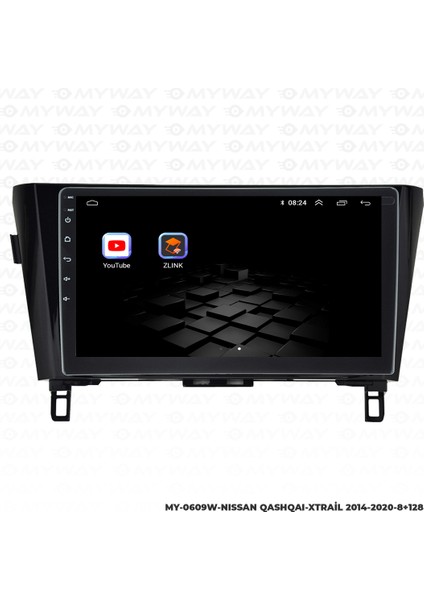 Nissan Qashqai Android Multimedya 4gb Ram Carplay Navigasyon Ekran - Myway