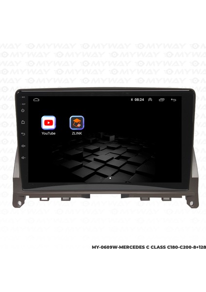 Mercedes C Class C200 Android Multimedya 4gb Ram Carplay Navigasyon Ekran - Myway