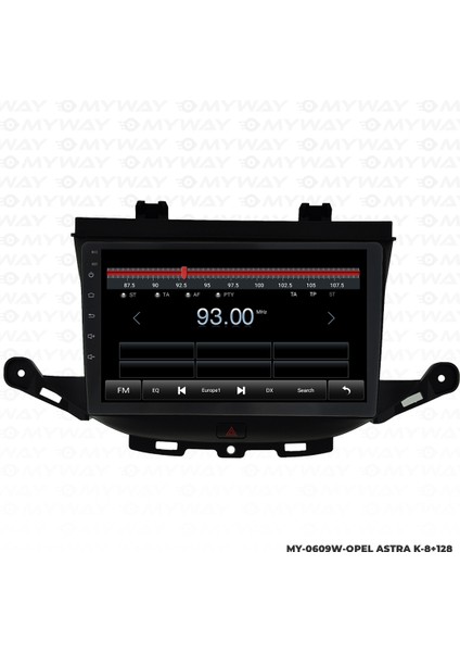 Opel Astra K Android Multimedya 4gb Ram Carplay Navigasyon Ekran - Myway