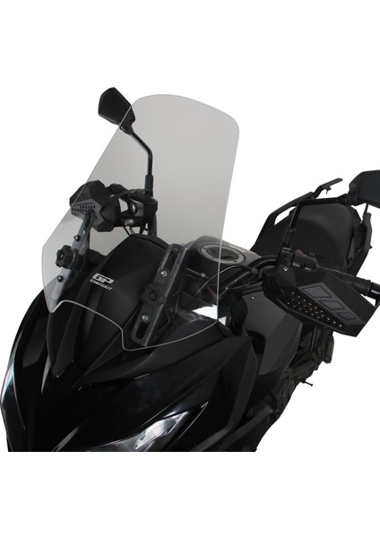 Kawasaki Versys 650 2015-2018 Uyumlu Ön Cam Şeffaf 45 cm