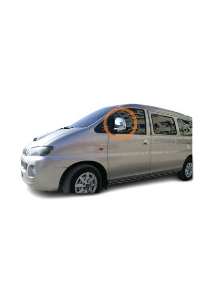 Hyundai Starex Van Ayna Kapağı 2 Parça Abs Krom 1997 > 2007