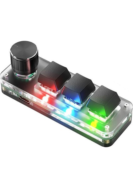 Kablosuz Bluetooth Uyumlu Rgb Özel Mekanik Klavye - Siyah (Yurt Dışından)