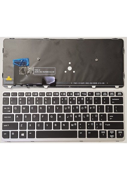 Hp Elitebook 820 G1 820 G2 720 G1 720 Için Yedek Klavye - Siyah (Yurt Dışından)