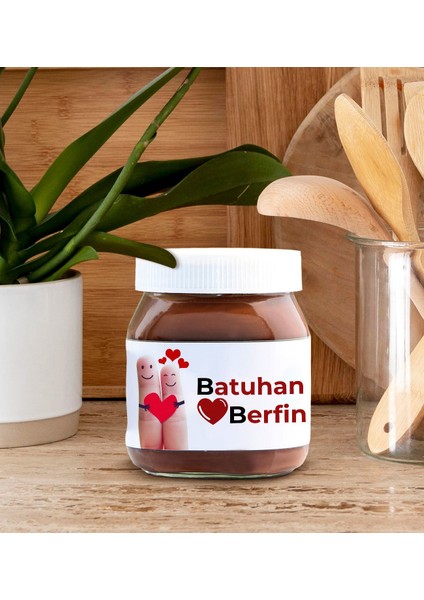 Sevgiliye Özel Hediye Seti-6, Sevgililer Günü Hediyesi, Yıl Dönümü Hediyesi, Nutella 400GR., Doğum Günü Hediyesi