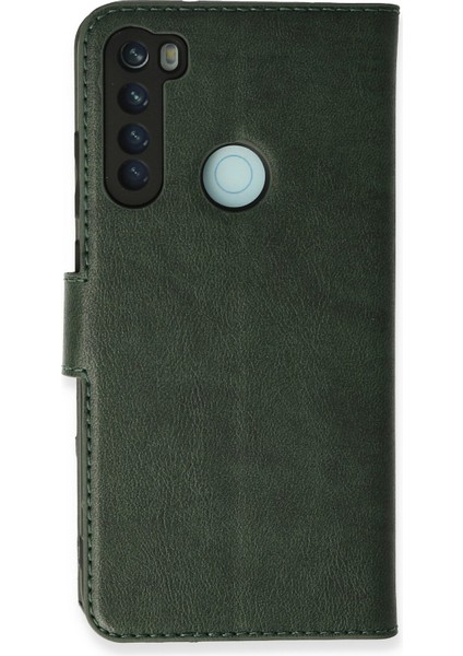 Xiaomi Redmi Note 8 Kılıf Trend S Plus Kapaklı Kılıf - Yeşil