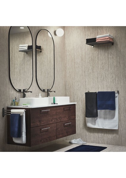 Banyo Havlusu Koyu Gri 100x150 Cm indirimleri