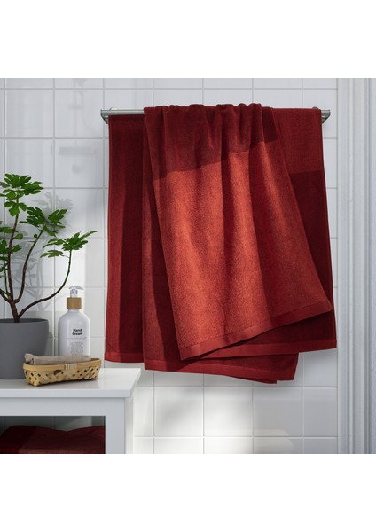 Banyo Havlusu Kırmızı 100x150 Cm indirimleri