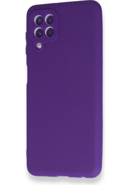 Happycase Samsung Galaxy A22 Kılıf First Silikon - Mor
