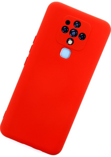 Tecno Camon 16 Kılıf Lansman Nano Içi Kadife Silikon - Kırmızı modelleri