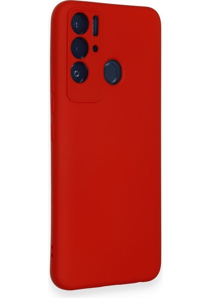Tecno Pova Neo Kılıf Lansman Nano Içi Kadife Silikon - Kırmızı fiyatları