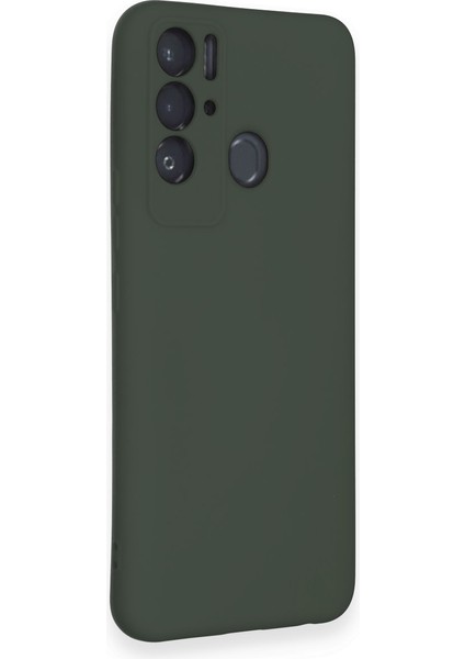 Tecno Pova Neo Kılıf Lansman Nano Içi Kadife Silikon - Koyu Yeşil fiyatları