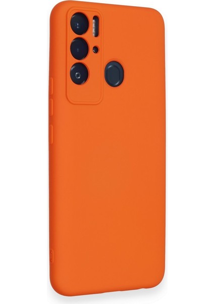 Tecno Pova Neo Kılıf Lansman Nano Içi Kadife Silikon - Turuncu fiyatları
