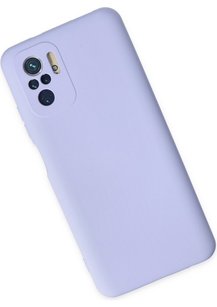 Xiaomi Poco M5S Kılıf Lansman Nano Içi Kadife Silikon - Lila modelleri