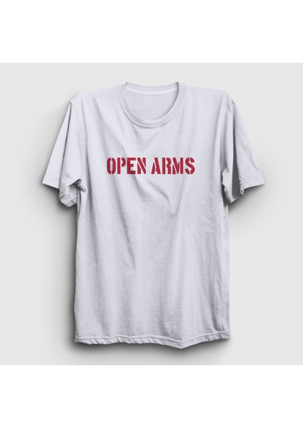Unisex Beyaz Open Arms Soccer Futbol Josep Pep Guardiola T-Shirt