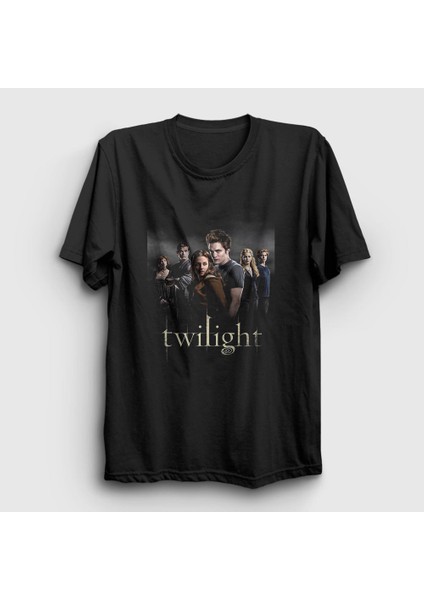 Unisex Siyah Poster Cullen Family Twilight T-Shirt