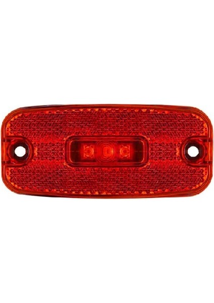 Formplas Euro Yan Işaret Lamba 3 Led'li 110MM 12V-24V Kırmızı