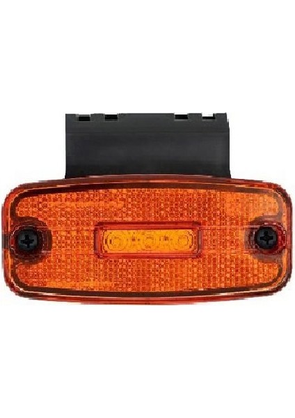 Formplas Euro Yan Işaret Lamba Braketli 3 Led'li 110MM 12V-24V Sarı