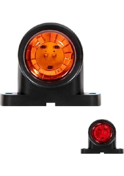 Formplas Mini Star Lamba 18 Led'li 50MM 12V-24V Sarı - Kırmızı