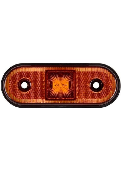 Formplas Oval Işaret Lamba 4 Led'li 115MM 12V-24V Sarı