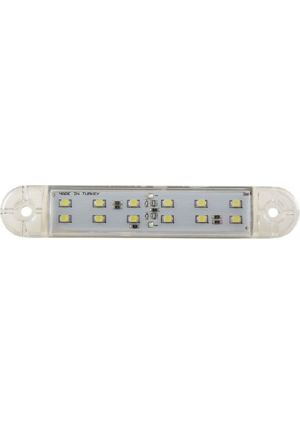 Formplas Çift Sıra Parmak Lamba 12 Led'li 130MM 12V-24V Beyaz