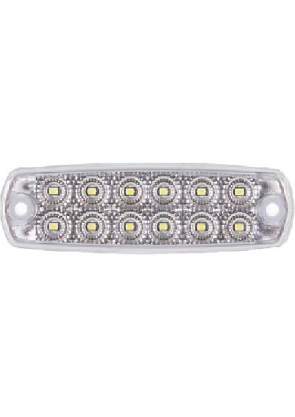 Formplas Animasyonlu Lamba 12 Led'li 115MM 12V-24V Beyaz