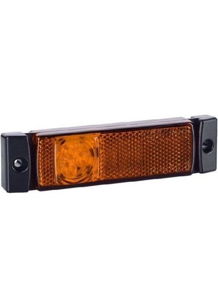 Formplas Dorse Işaret Lamba (Krone Lamba) 4 Led'li 125MM 12V-24V Sarı