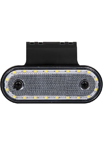 Formplas Oval Yan Işaret Lamba Braketli 20 Led'li 115MM 12V-24V Beyaz
