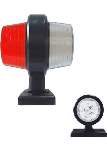 Formplas Maksi Takoz Lamba Neon 18 Led'li 105MM 12V-24V Beyaz - Kırmızı