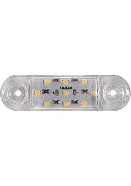Formplas Parmak Lamba Oval 9 Led'li 84MM 12V-24V Beyaz