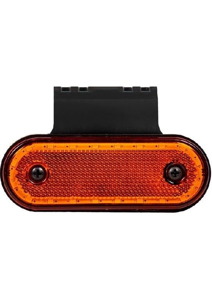 Formplas Oval Yan Işaret Lamba Braketli 20 Led'li 115MM 12V-24V Sarı