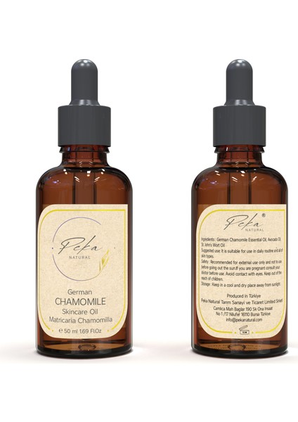 Tıbbi Papatya Bakım Yağı 50 ml modelleri
