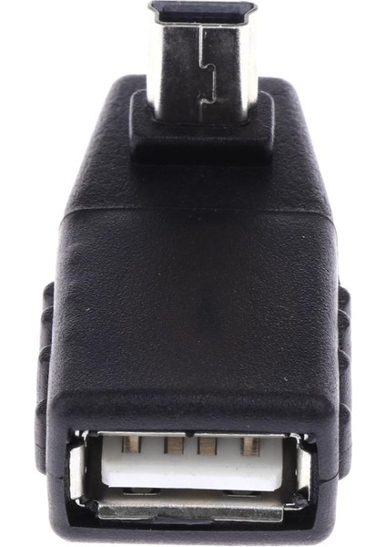 90 Aşağı Dik Açı Mini USB Erkek Ila Dişi Otg Adaptör Konnektörü (Yurt Dışından) indirimleri