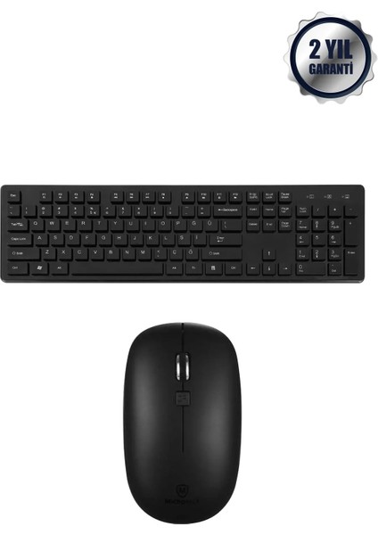 Windows MacOs Uyumlu 1600 CPI Hız Wireless Sessiz Güç Tasarruflu Kablosuz Türkçe Q Klavye Mouse Set KM-236W