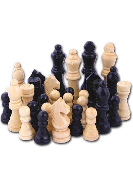 Star Oyun Satranç Taşları - Ahşap - 30290
