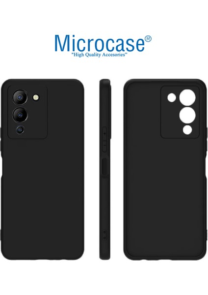 Infinix Note 12 G96 Matte Serisi Silikon Tpu Kılıf - Siyah AL3367