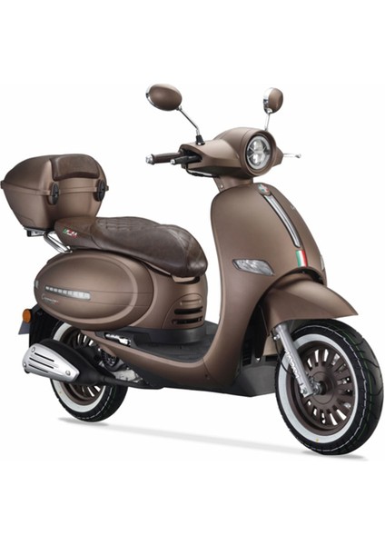 Cappucino 50 Benzinli Motosiklet 2023 Model - Kahverengi
