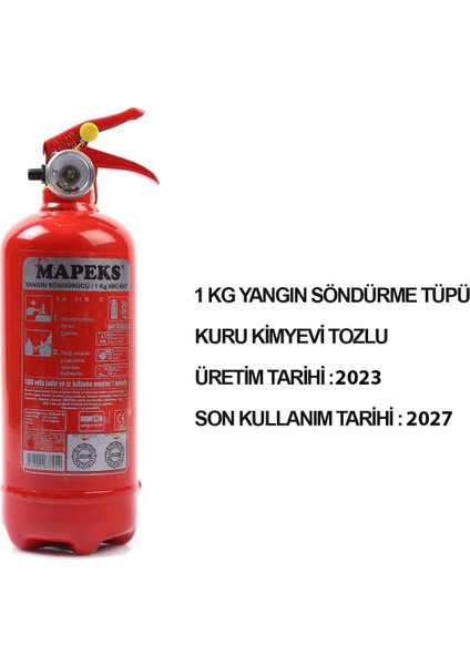Trafik İlkyardım Seti Yangın Tüpü Boyunluk Oto Muayene Paketi