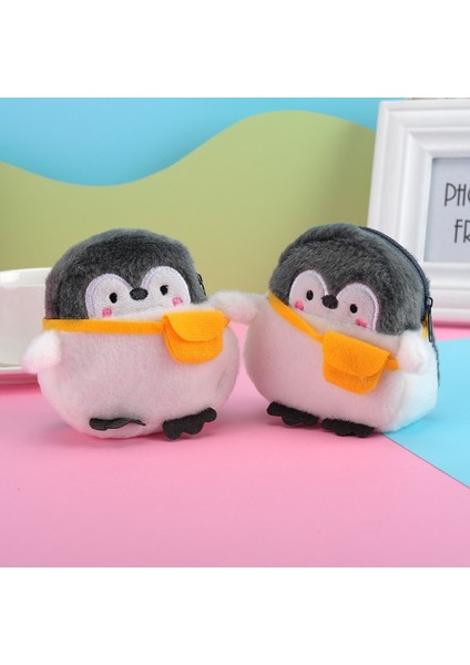 Sevimli ve Sevimli Küçük Penguen Bozuk Para Cüzdanı Ruj Çantası Veri Kablosu Çantası Bozuk Para Çantası (Yurt Dışından) fırsatları