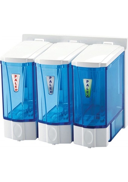 Mini Sıvı Sabun Dispenseri Üçlü 250 Cc*3 Plx-3566-K