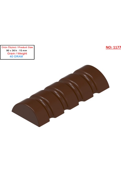 1177 - Bar Çikolata Kalıbı