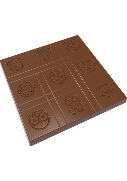 1092 - Figürlü Tablet Çikolata Kalıbı
