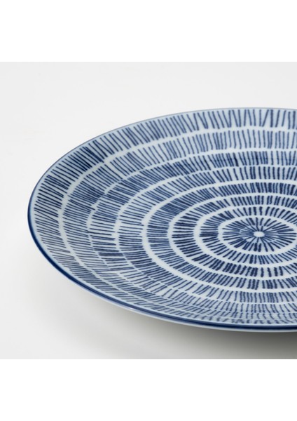 Tatlı Tabağı Seti, Mavi-Beyaz, 18 Cm, Entusıasm