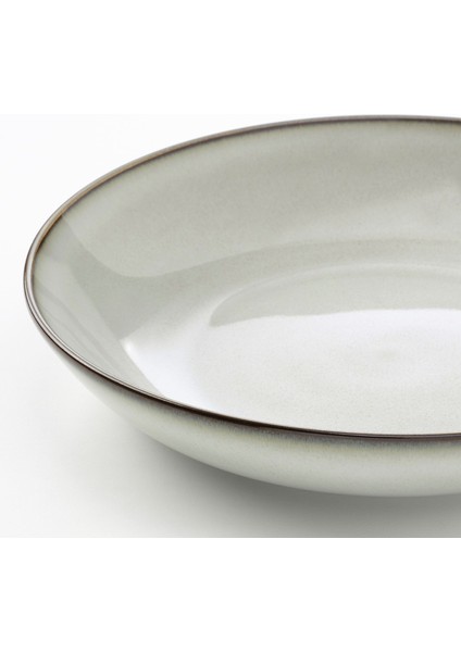Derin Tabak Seti, Gri, 21 Cm, Gladelıg