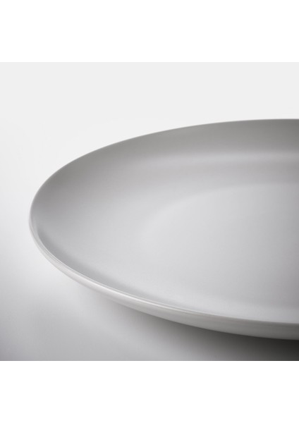 Tabak Seti, Açık Gri, 26 Cm, Fargklar