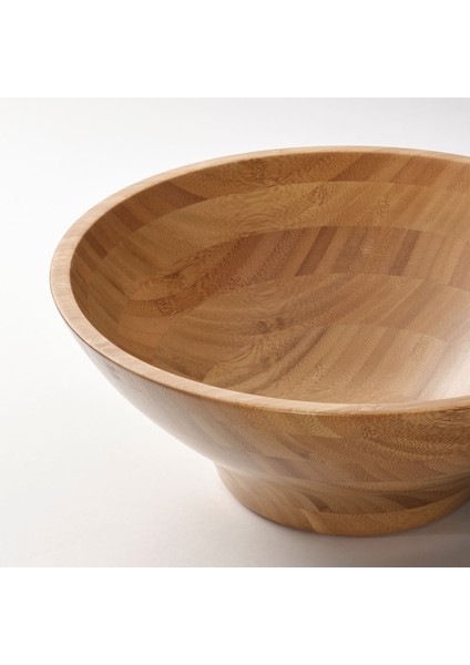 Servis Kasesi, Bambu, 28 Cm, Gronsaker