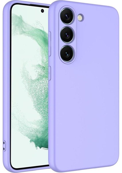 Galaxy S23 Kılıf Lansman Tasarım Iç Yüzeyi Kadife Silikon