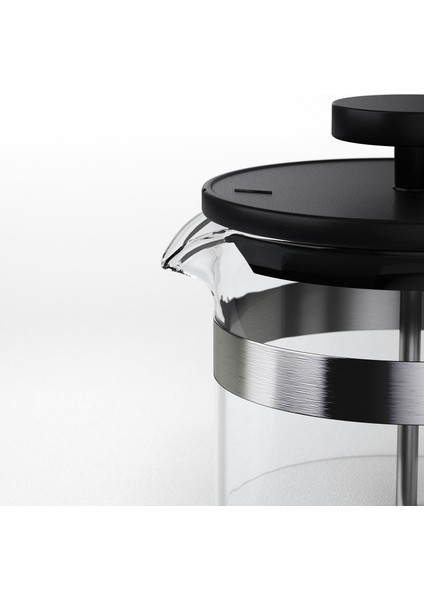 French Press, Cam-Paslanmaz Çelik, 1 Lt, Upphetta