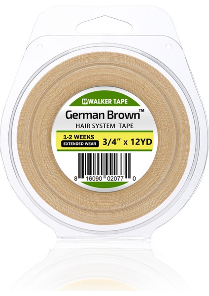 Walker Tape - German Brown™ Roll Tape - Protez Saç Bandı Rulo 12 Yds (2,0CMX11M)