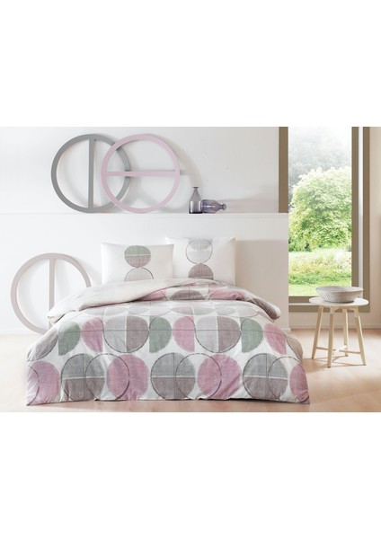 Ranforce Tek Kişilik Nevresim Takımı Logan Yeşil